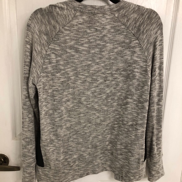 Mossimo Mixed Media Button Up Cardigan - Picture 4 of 4